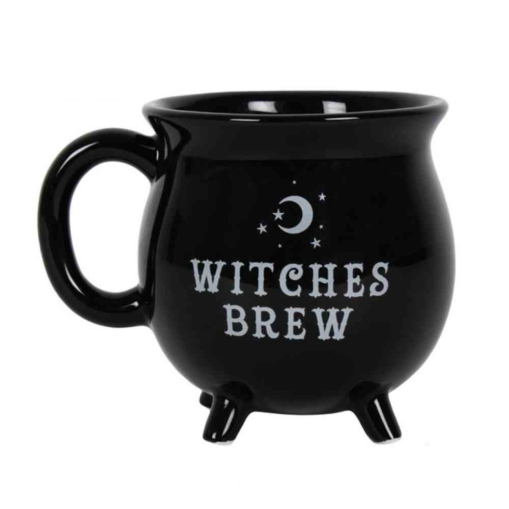 Something Different - Witches Brew Cauldron Tasse - Noir